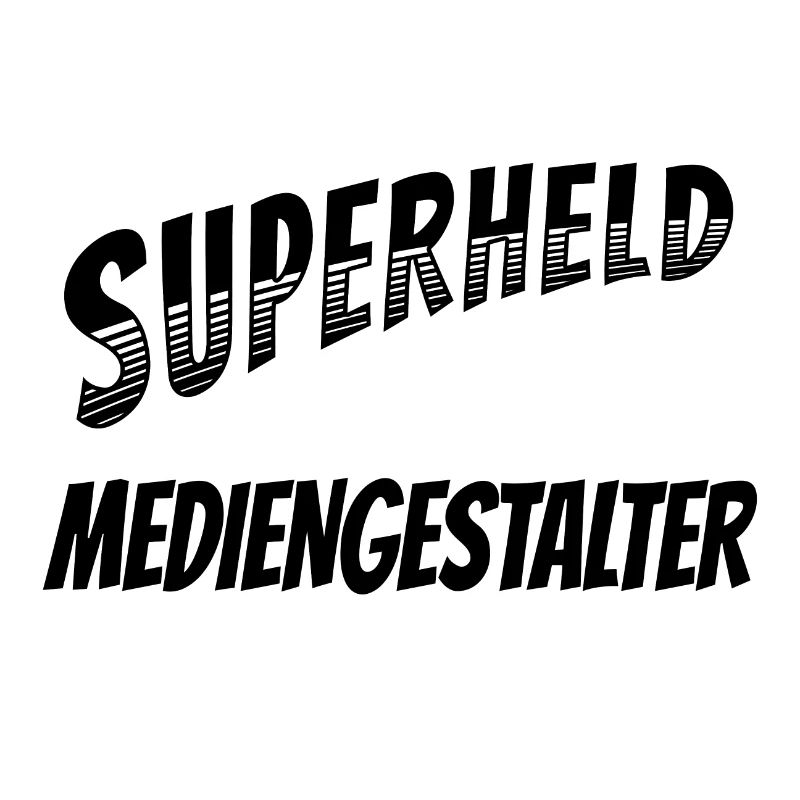 Superheld, clever getarnt als Mediengestalter