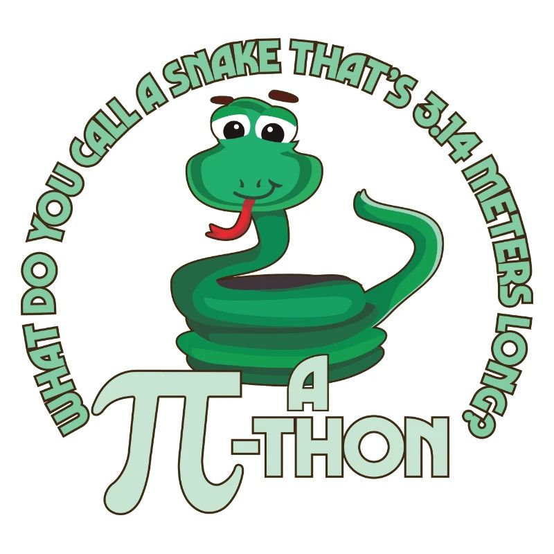 Math Pun Pi-thon Drôle Serpent Mathématiques Meme