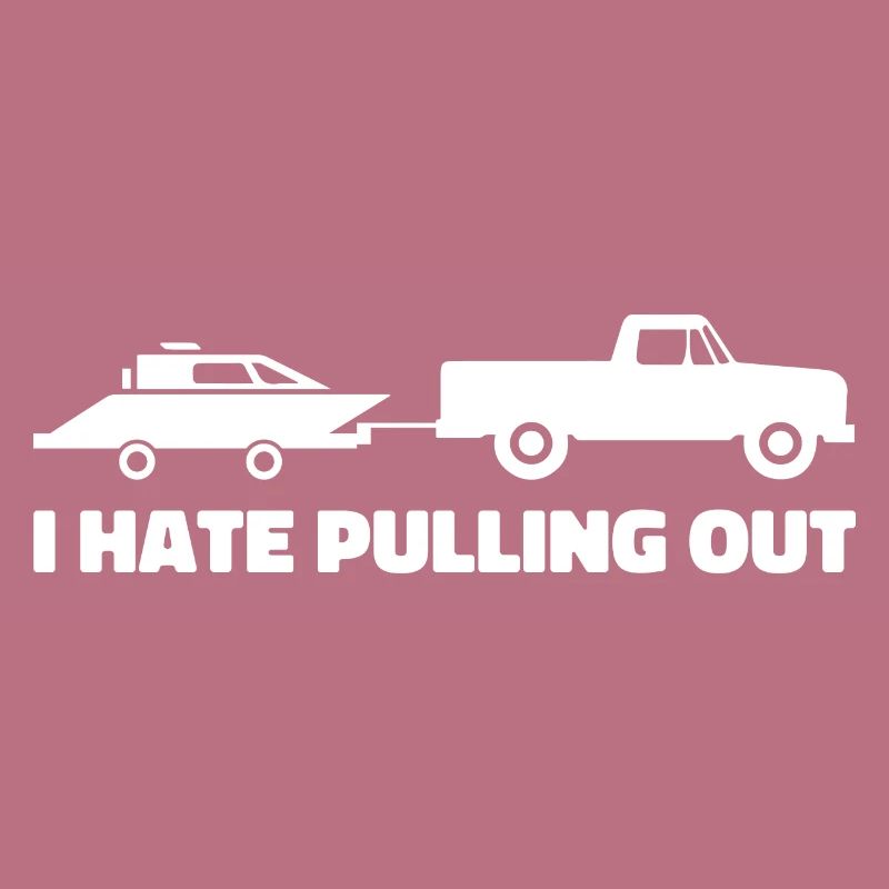 I Hate Pulling Out Retro Boating Boat Captain