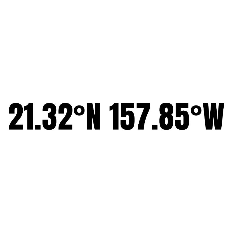 Honolulu, Hawaii, USA Coordinates
