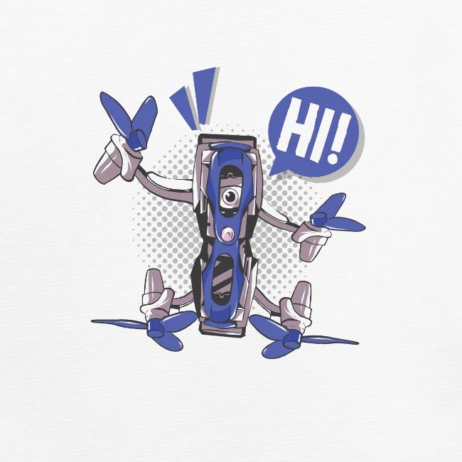 Quadcopter Robot Says "Hi"