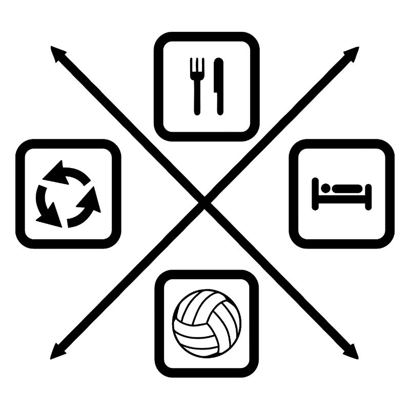 Der Lebenszyklus eines Volleyballspielers