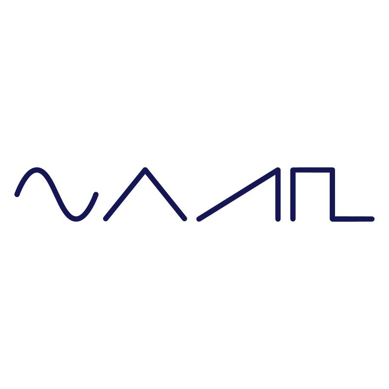 Synth waveforms horizontal