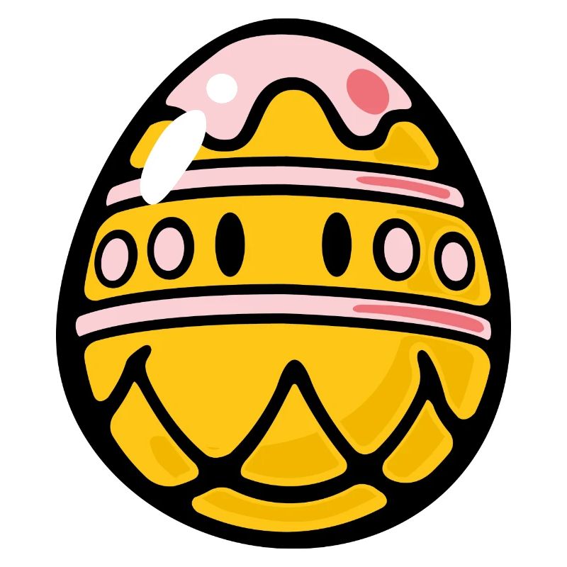 Smiley Easter Egg