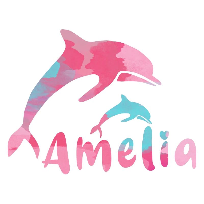 amelia ,define, bunt,name, malerei,rosa