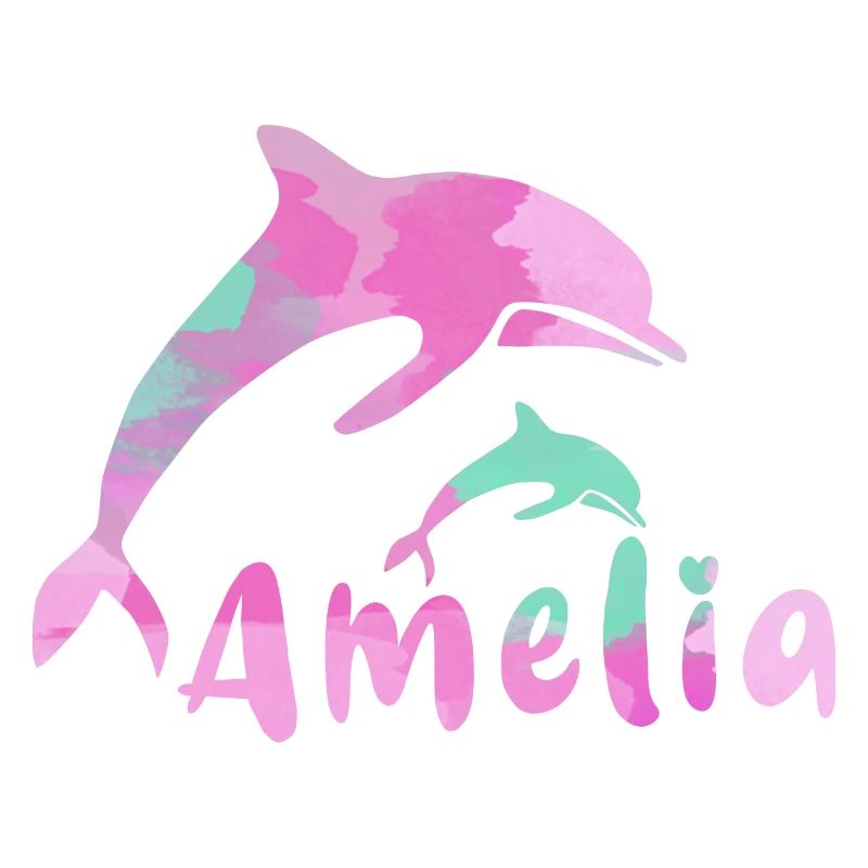 amelia ,define, bunt,name, malerei,pink