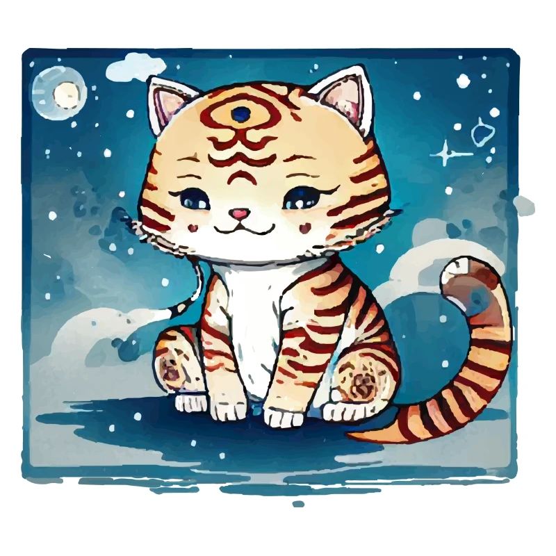 A cat design that couldn't be sweeter.