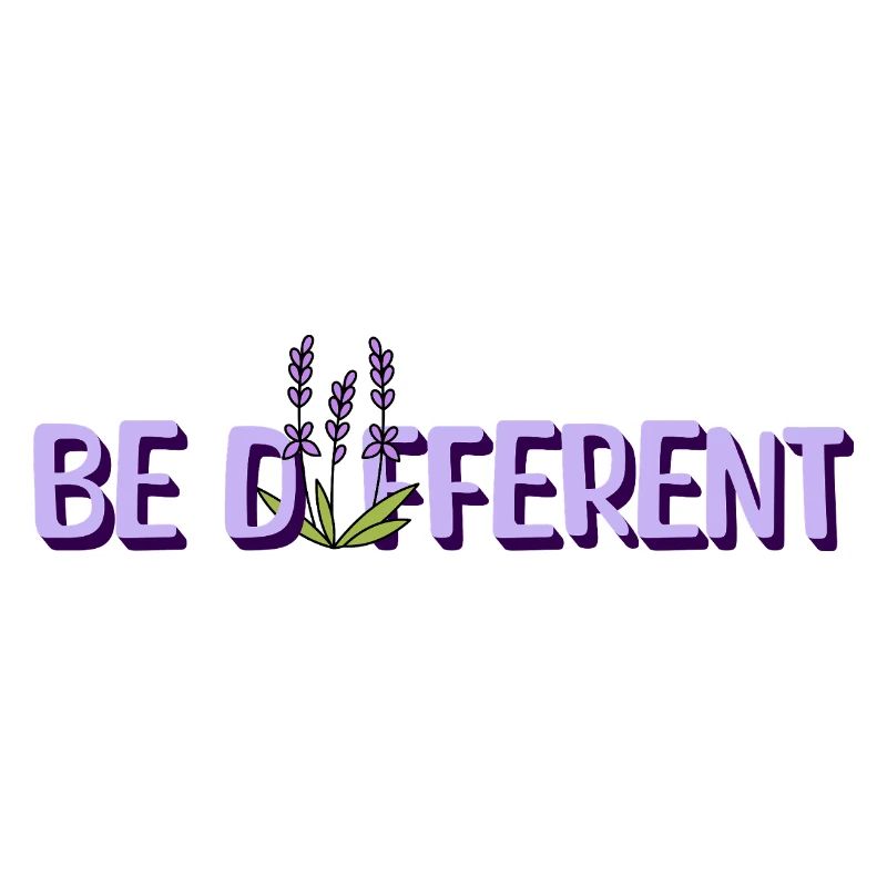 BE DIFFERENT - Affirmations d’amour de fleur de lavande