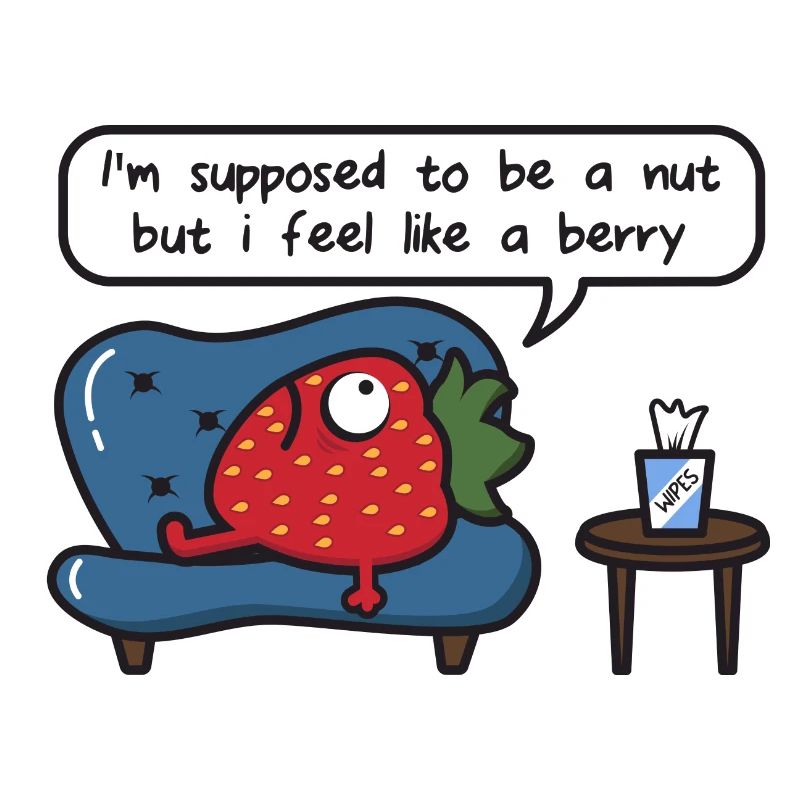 Strawberry Supposed Nut Fruit Feeling Therapy Sofa