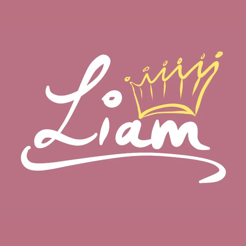 Crown name name tag Liam