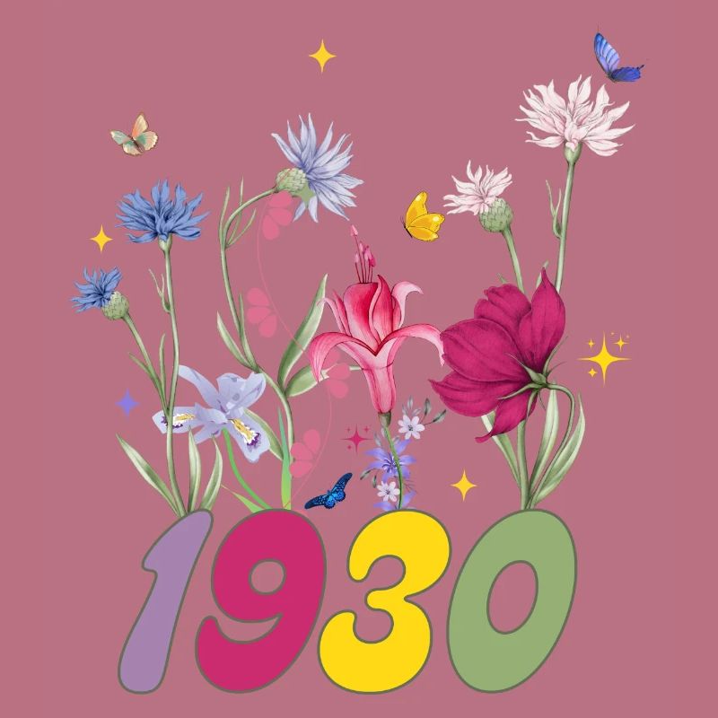 Année de naissance 1930 fleurs sauvages