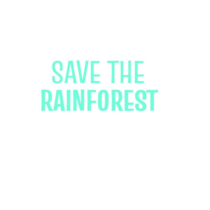 Save The Rainforest Öko-Aktivist