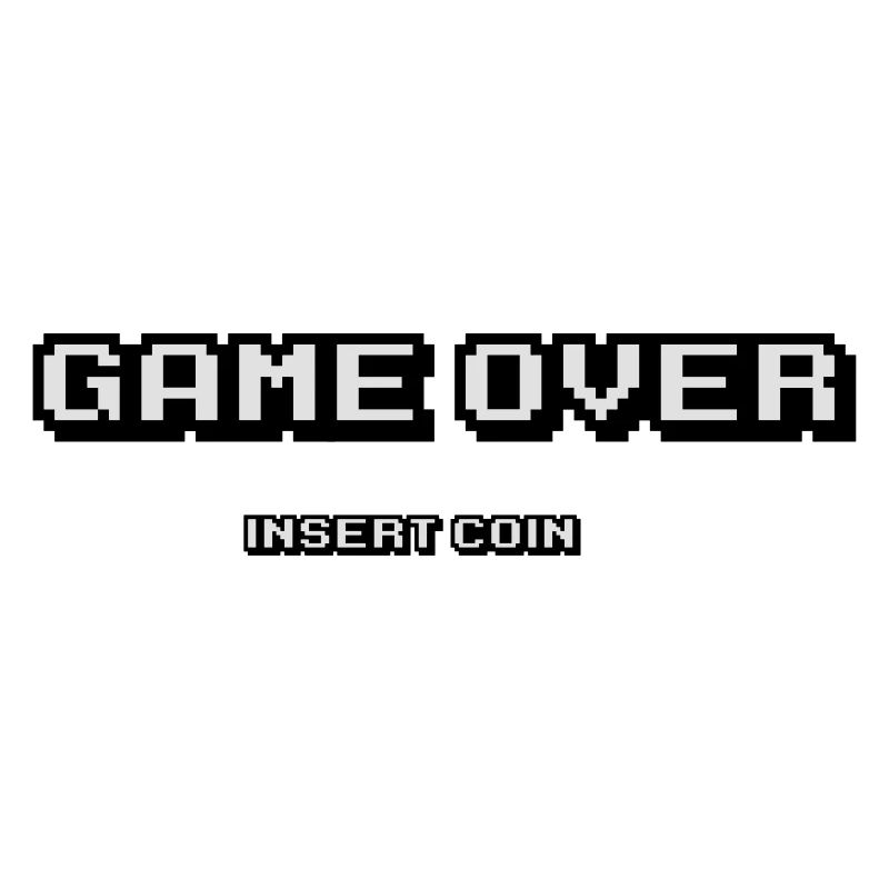 Game Over pièce d'insertion