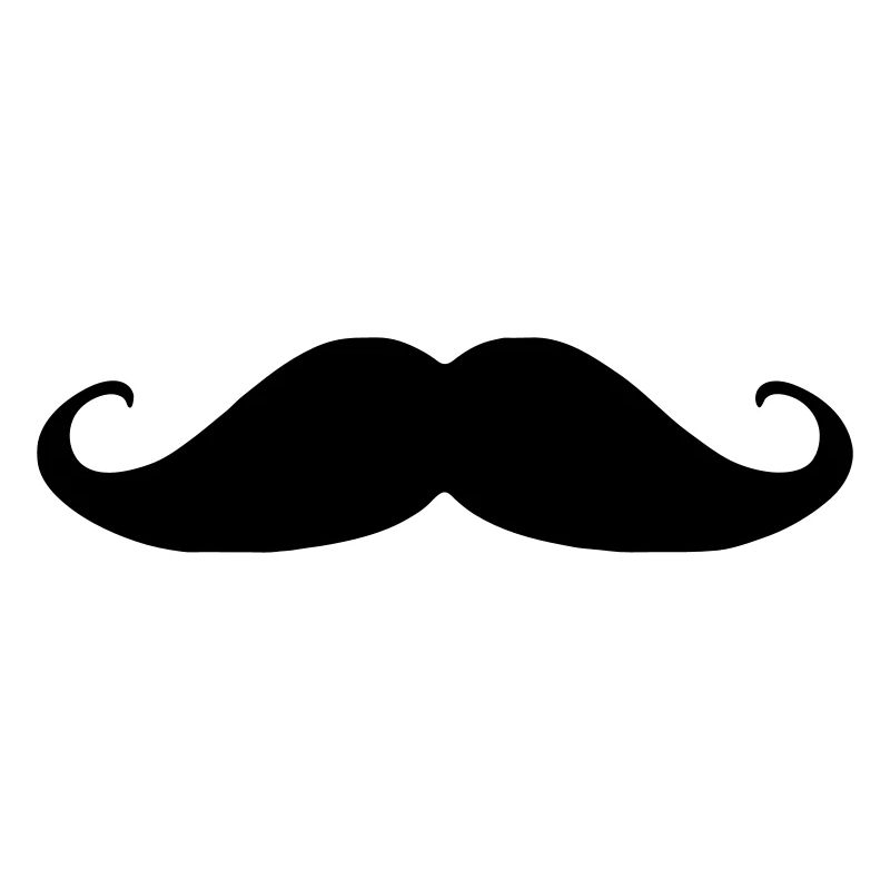 Handlebar mustache