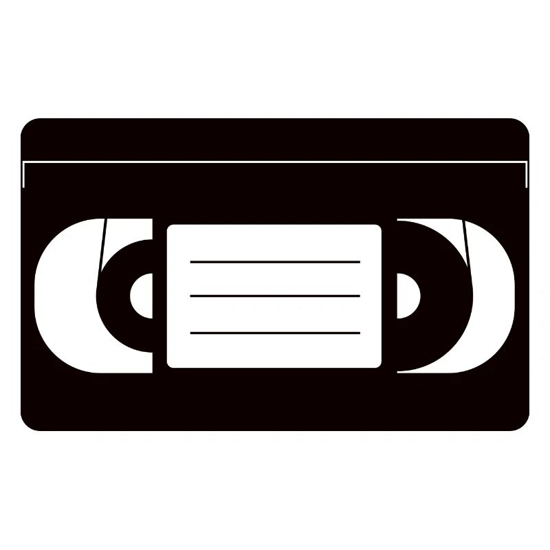 VHS video cassette