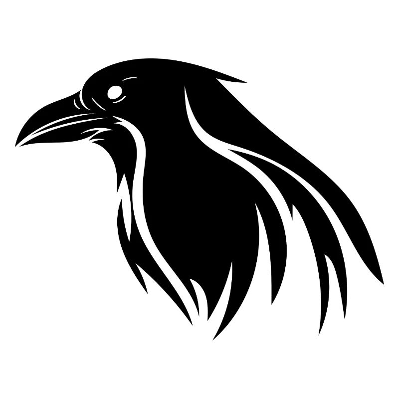 Mignon corbeau rusé