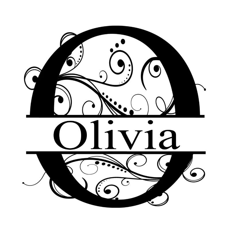 Monogram with the first name Olivia