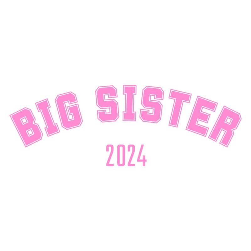 Ich werde große Schwester 2024 Herz Loading Süß