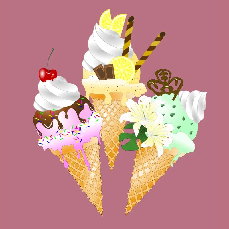 Cornet de crème glacée