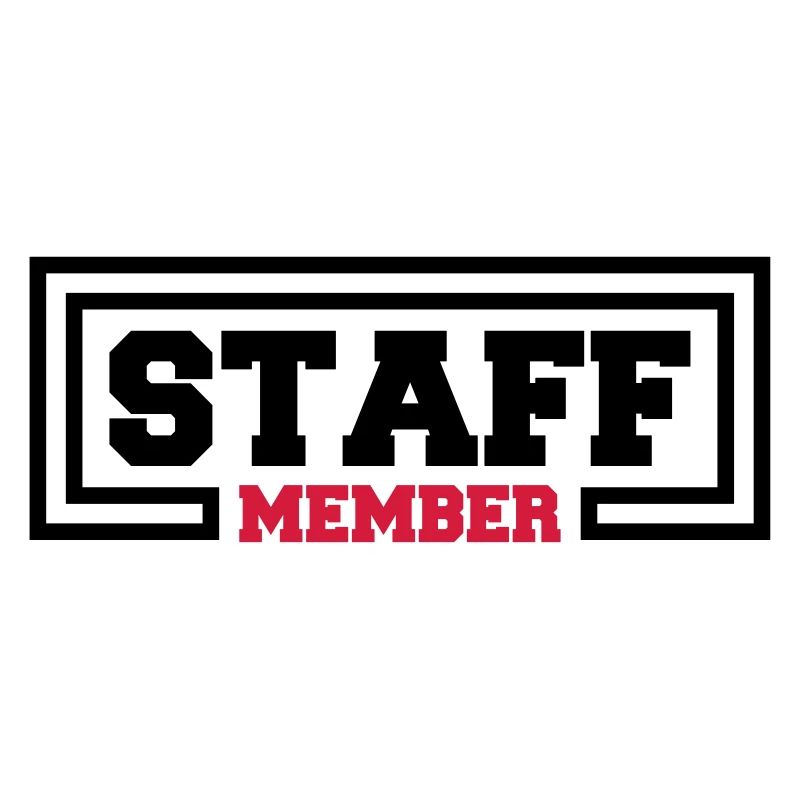 Staff Member Freunde Team Mitarbeiter Crew Logo