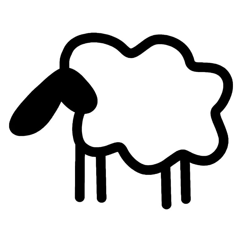 Sheep wool sheep