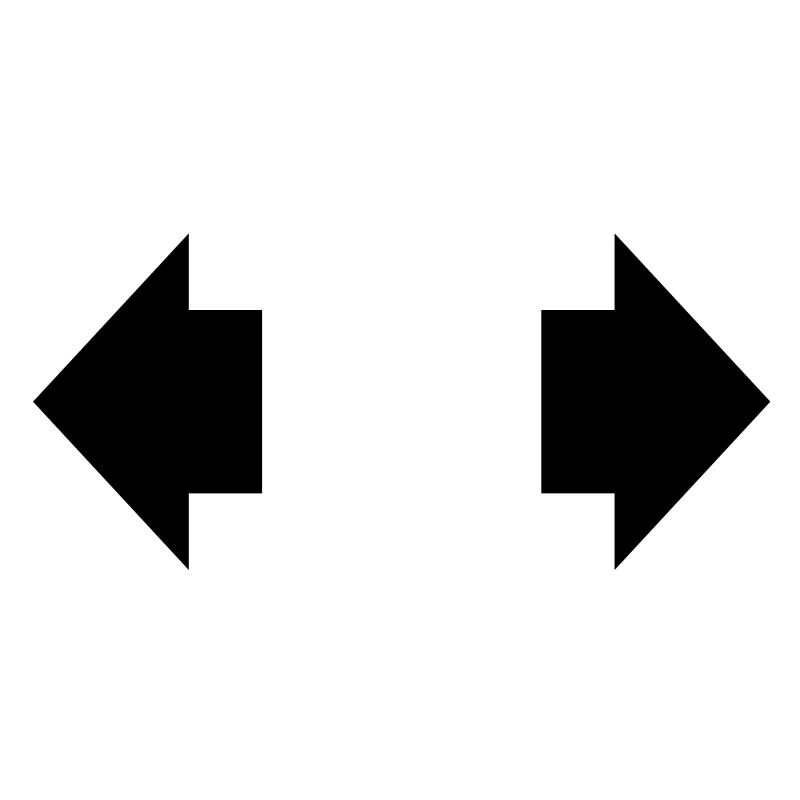 arrow left right
