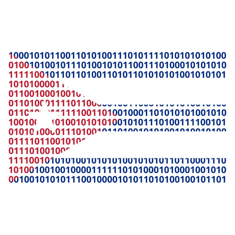 Cuba Flag Binary Code Bit Bytes Binary Computer Science PC