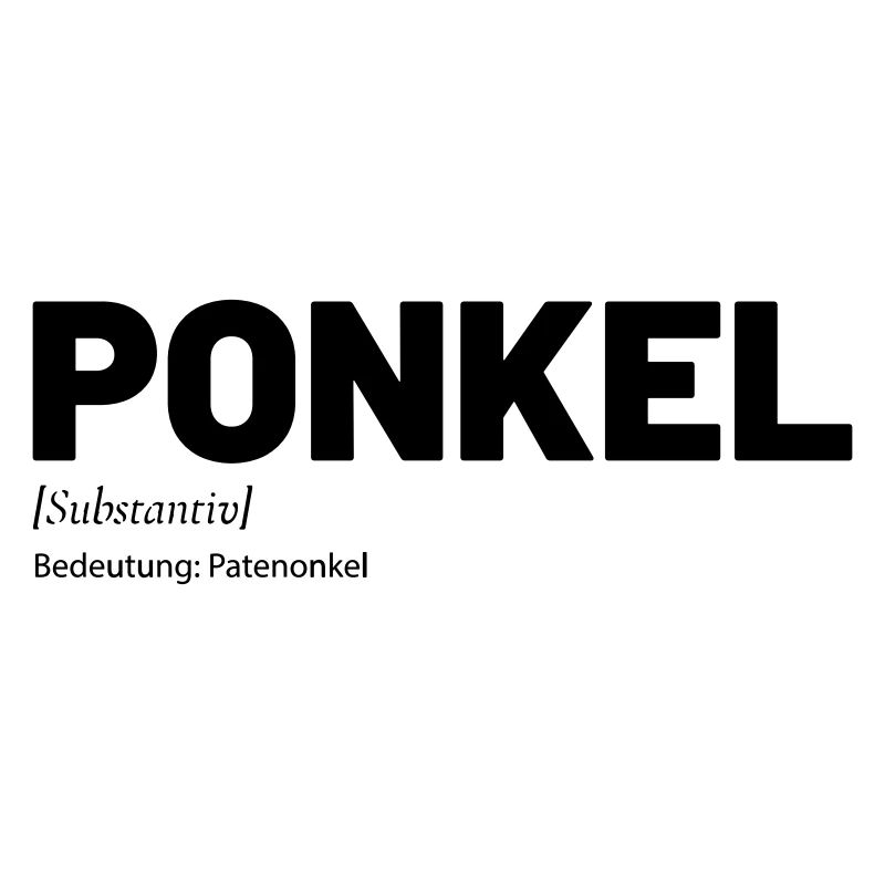 Ponkel Patenonkel Onkel