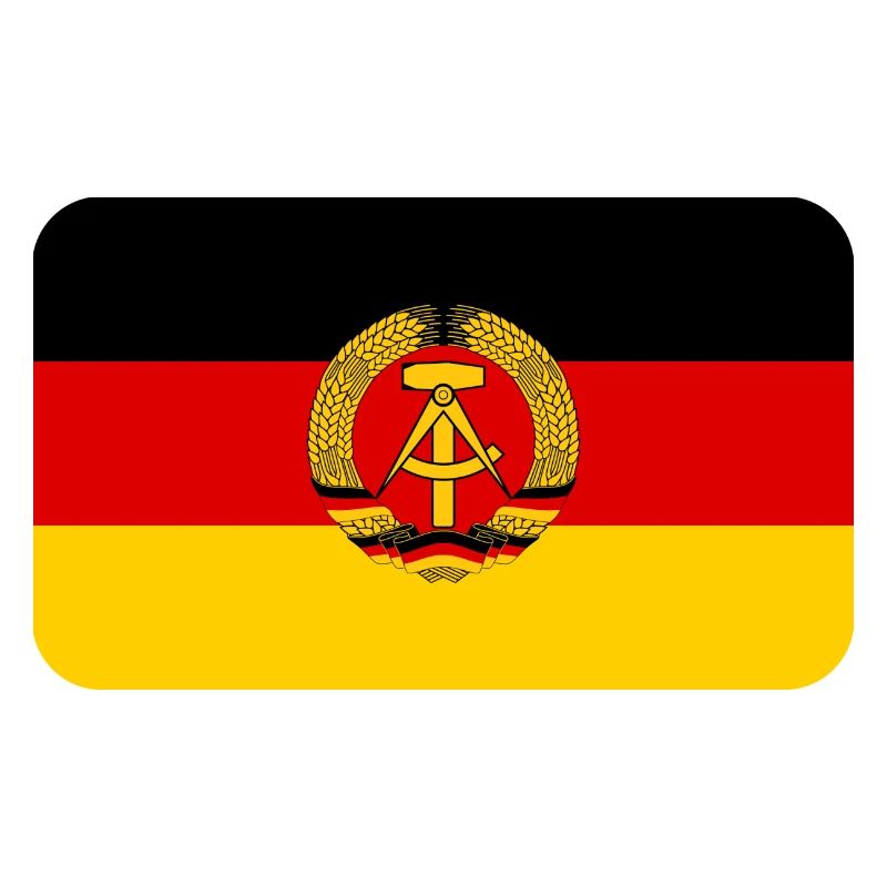 GDR FLAG round corner 400 dpi