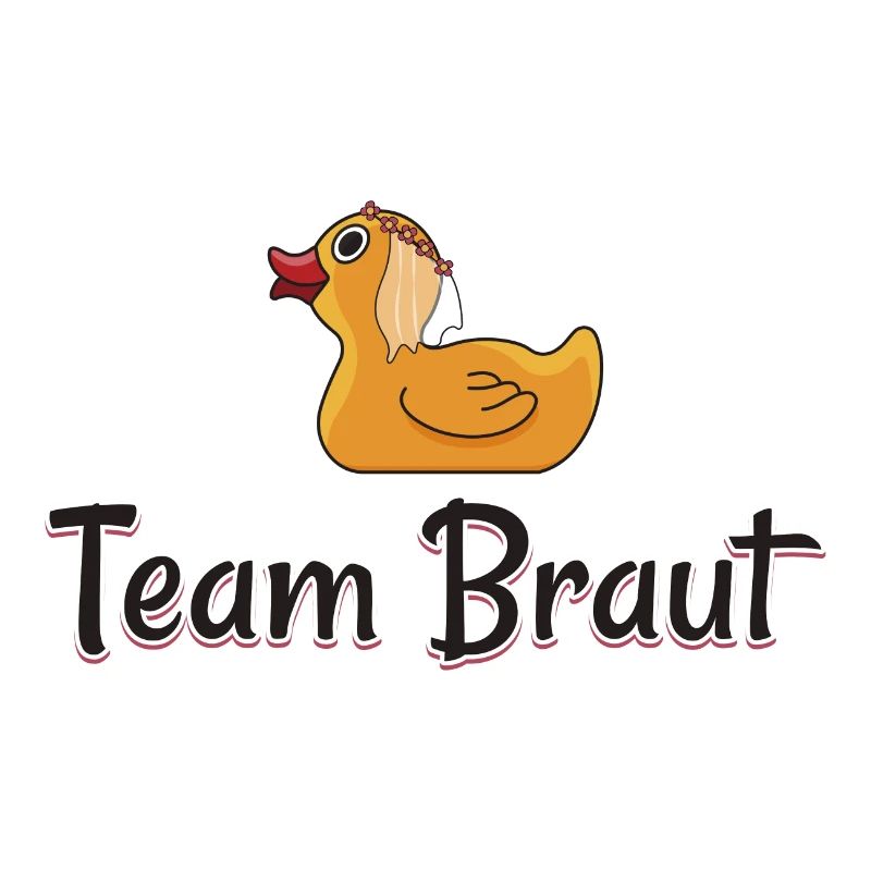 Team Braut Gummienten Geschenk