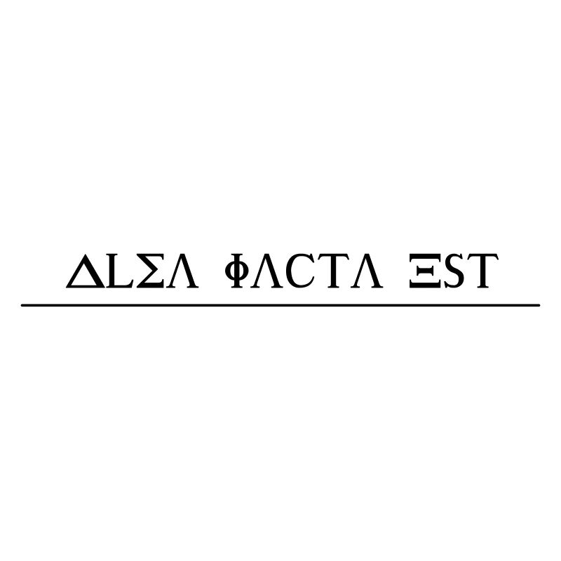 Alea iacta est - Design