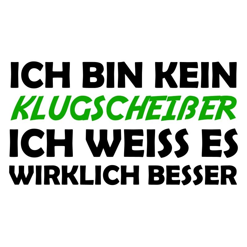 Bin kein klugscheißer