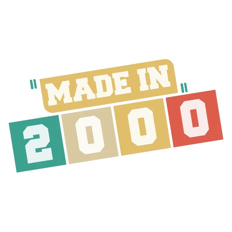 2000 anniversaire 2000 né en 2000 anniversaire