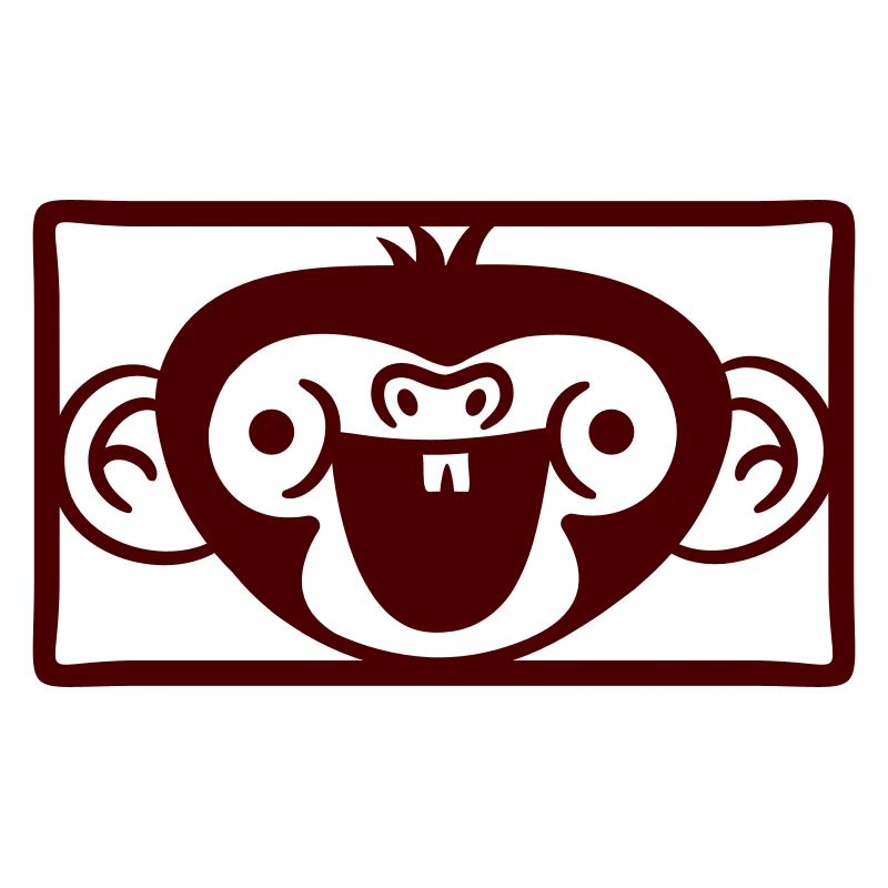Monkey Face Cute Cute Head Laughs Happy