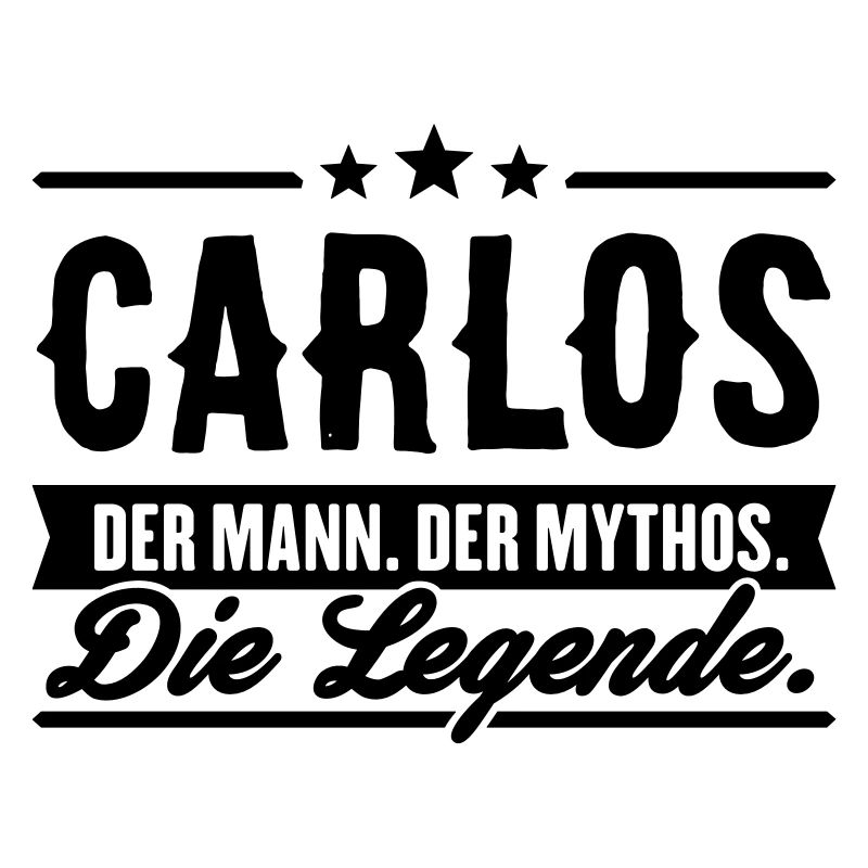 Mann Mythos Legende Carlos