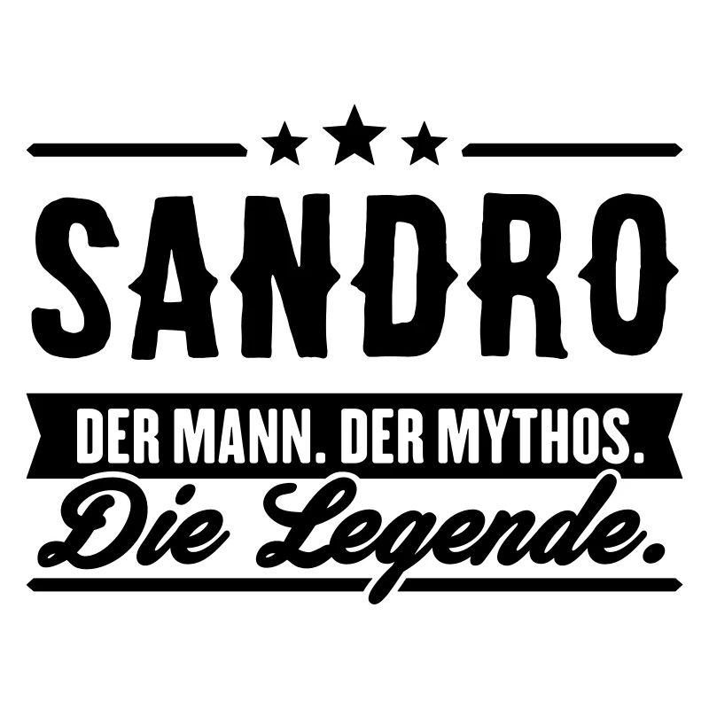 Mann Mythos Legende Sandro