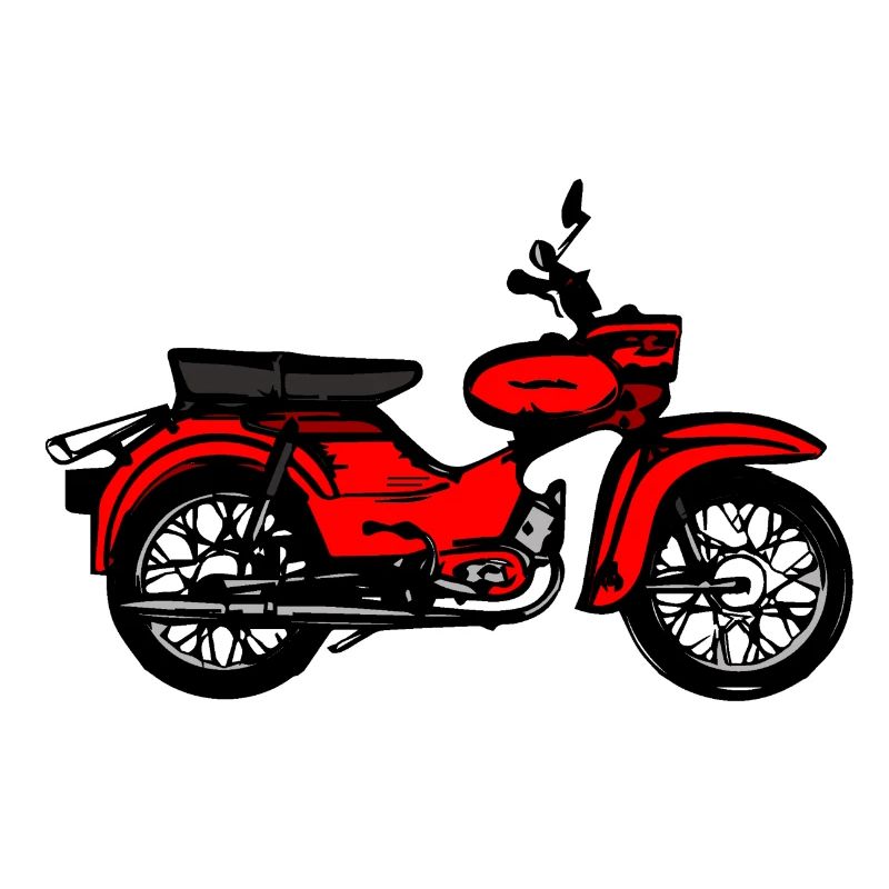 Simson Stjärna röd