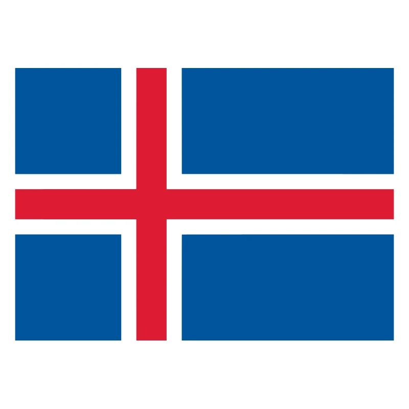 Iceland flag / Drapeau Islande