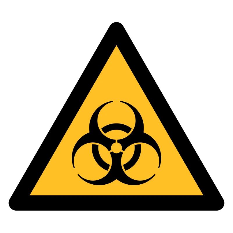 Symbole de danger - Biohazard (2 couleurs)