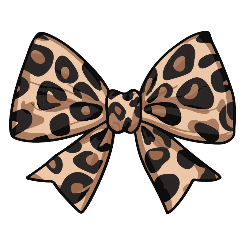 LARGE BOW WITH LEOPARD TREND