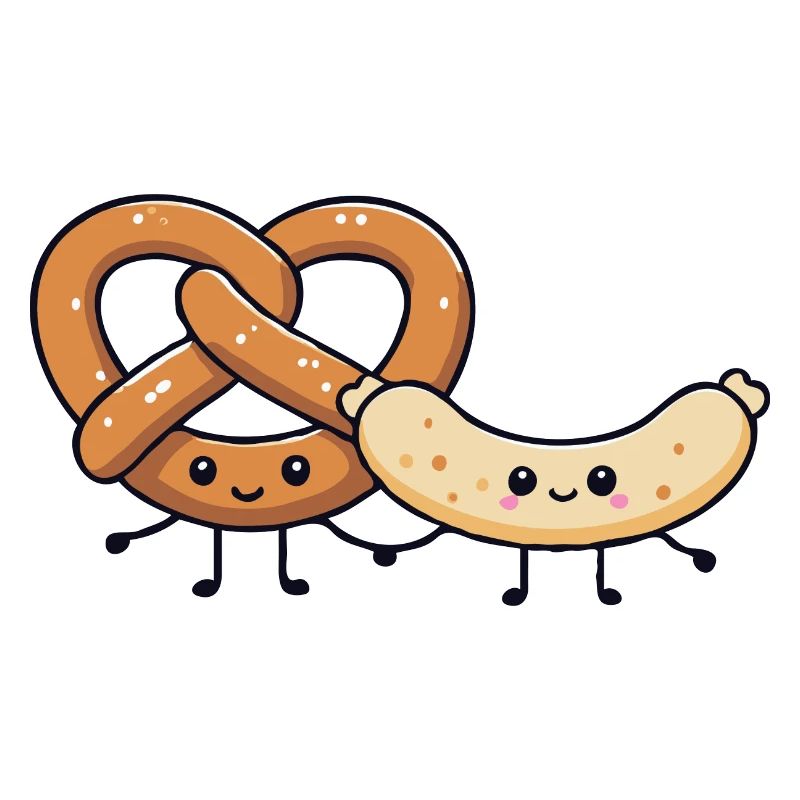 Boudin blanc avec bretzel