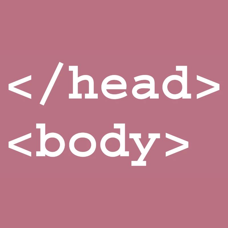 Head Body HTML Tag Front-End Web Developer