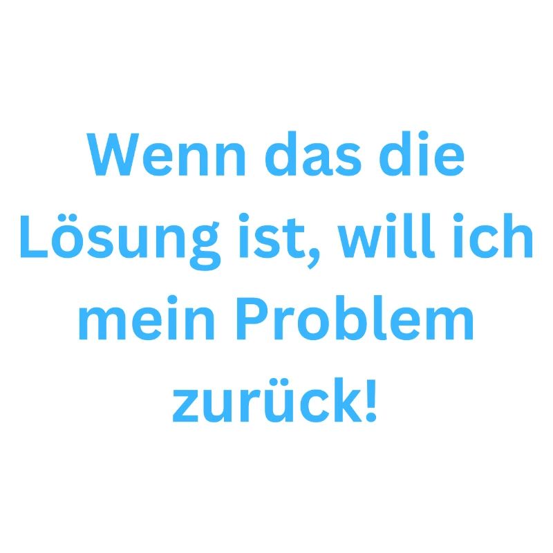 Lösung und Problem Witze