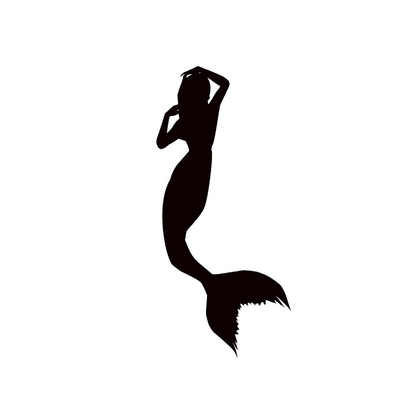 Sirène Silhouette Des créatures fabuleuses Histoire