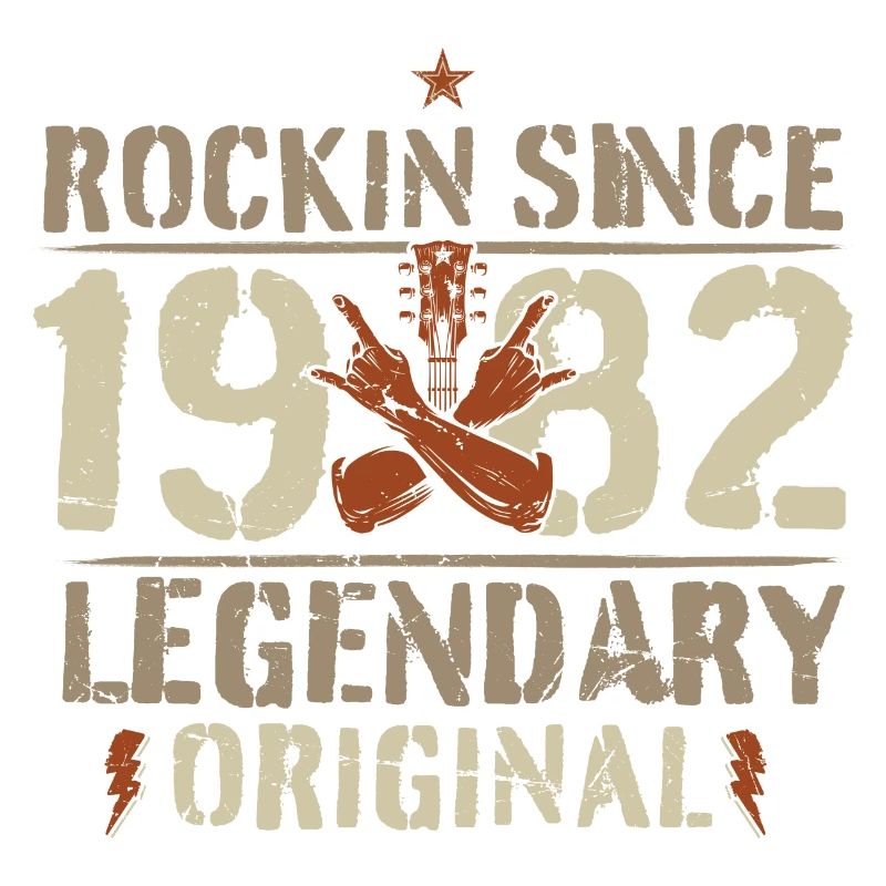1982 40 Jahre Rock and Roll Geburtstag Geschenk