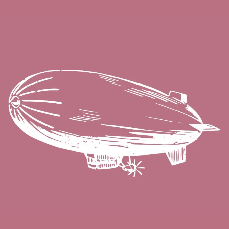 Silhouette eines Luftschiffs – Stilvolles