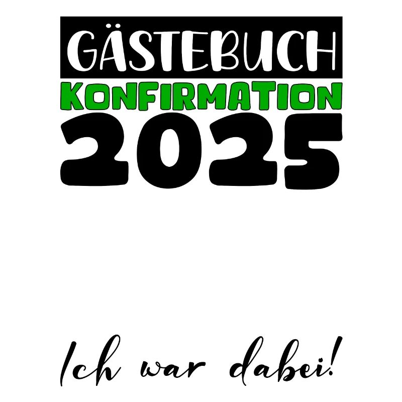 Konfirmation 2025 Gästebuch Deko Mädchen Jungen