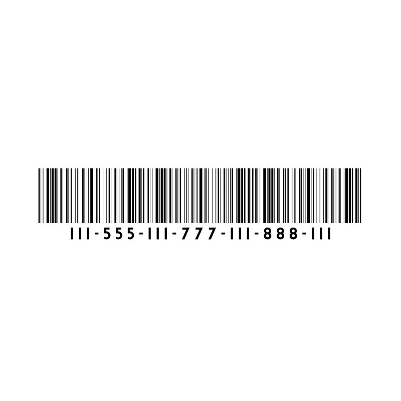 Barcode bar code strip codes