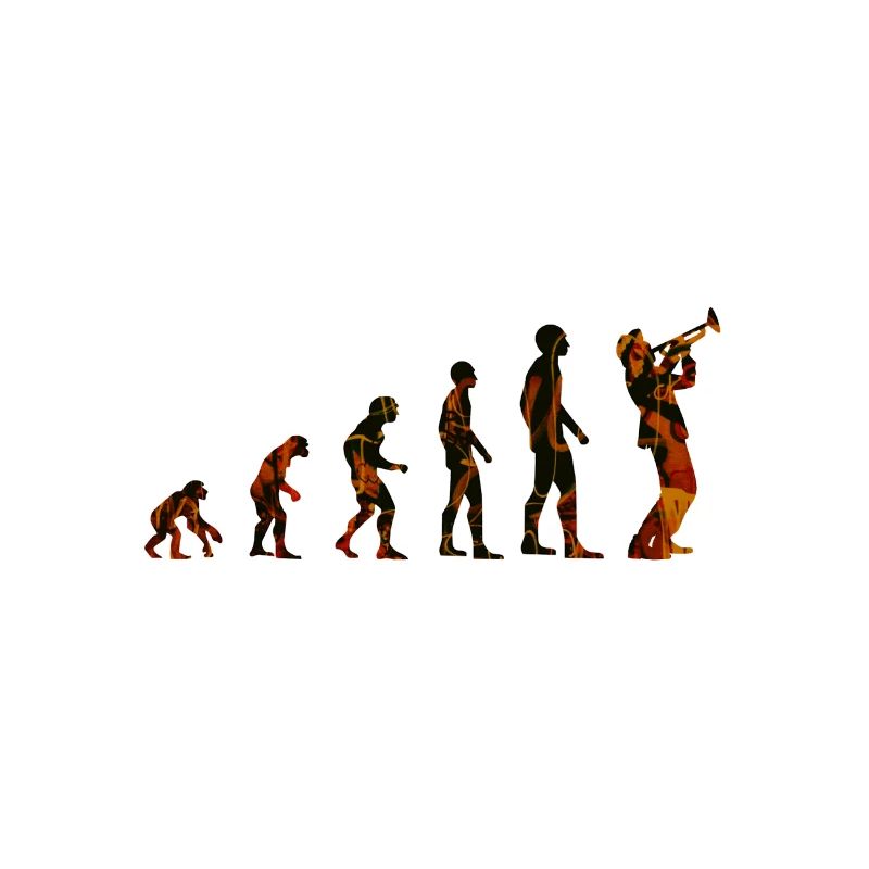Evolution du trompettiste Jazz