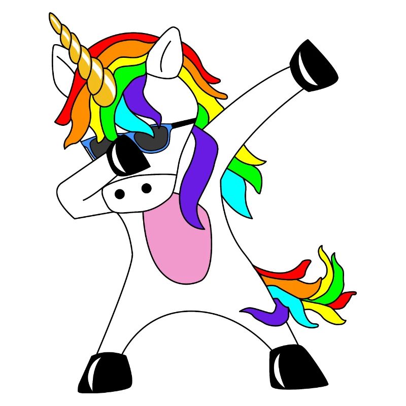 Dabbing Unicorn Gift Idea Dab Dabbendes Unicorn
